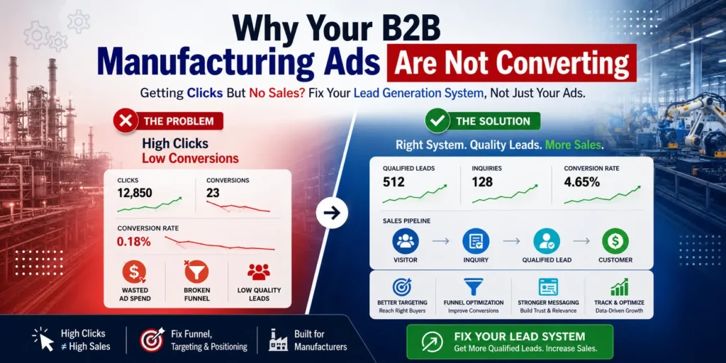 B2B Manufacturing Ads Not Converting